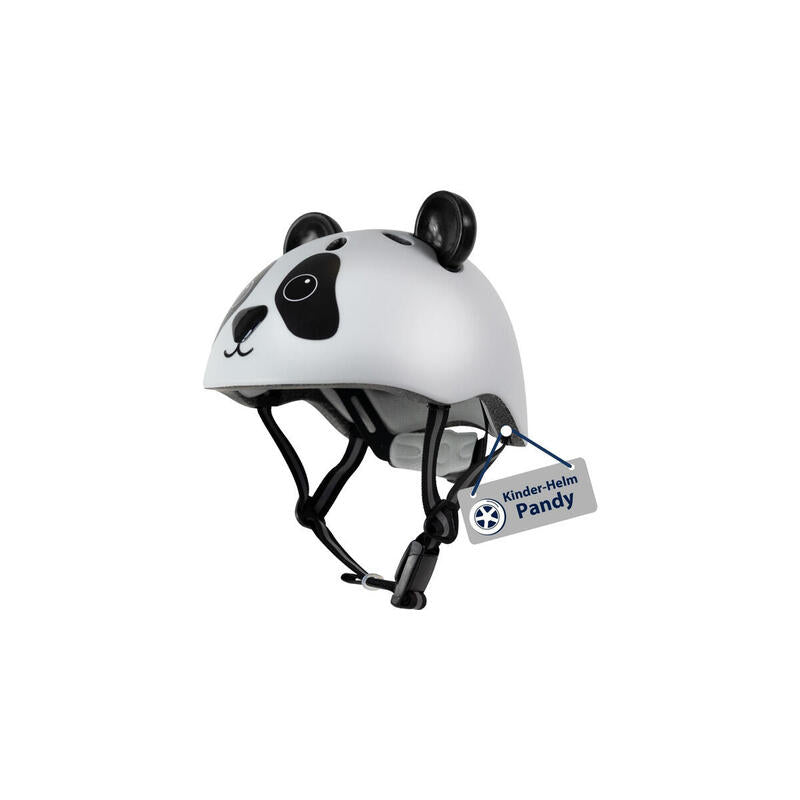 Casco Infantil Hudora Pandy Blanco/Negro, Talla. 48-52 84921