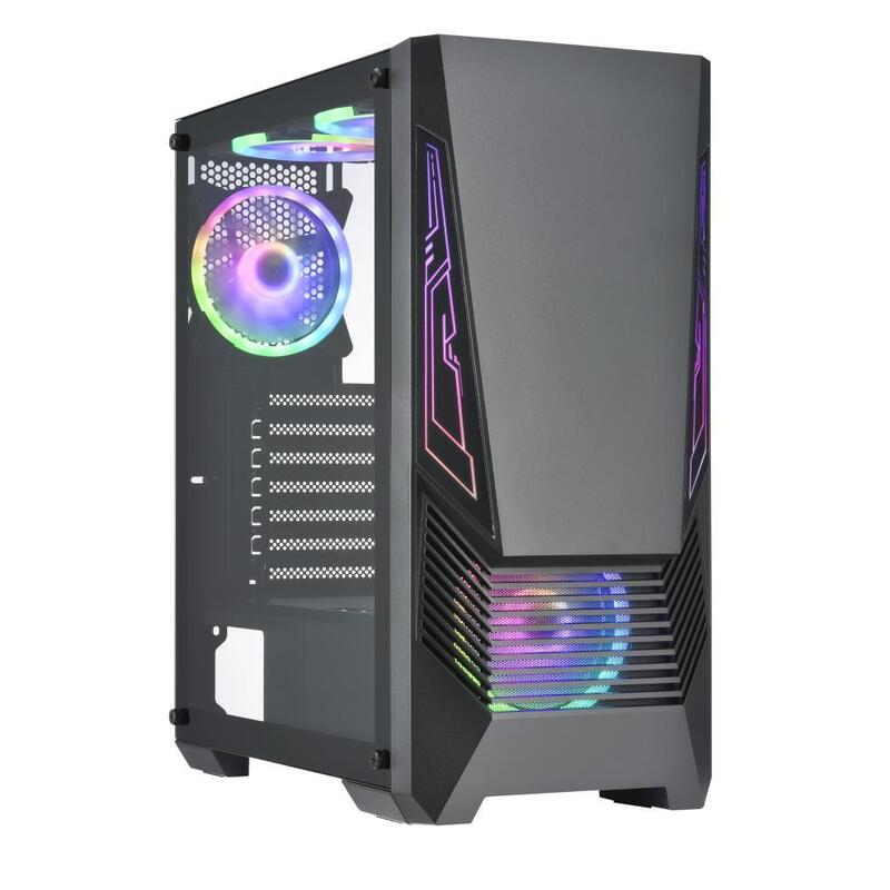 Case Golden Tiger Buffalo M730i Miditower Not Included Atx Microatx Colour Black Buffalom730i
