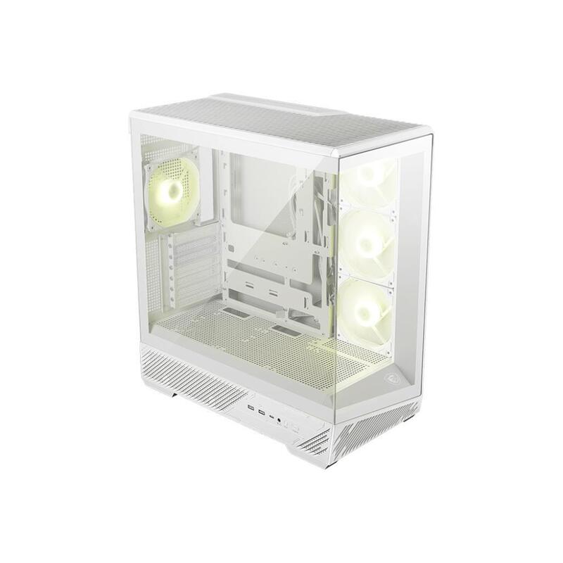 Case Msi Atx/Micro Atx/Mini-Itx White/Transparent Midi Tower Mag Pano 130r Pz Magpano130rpzwhite