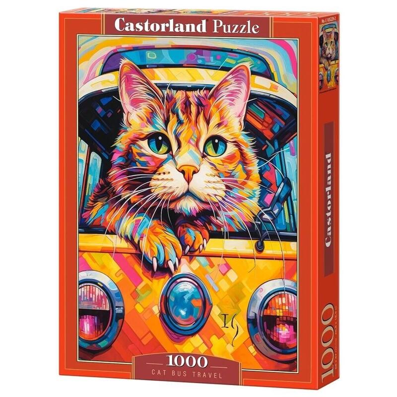 Castor 1000pcs Cat Bus Travel