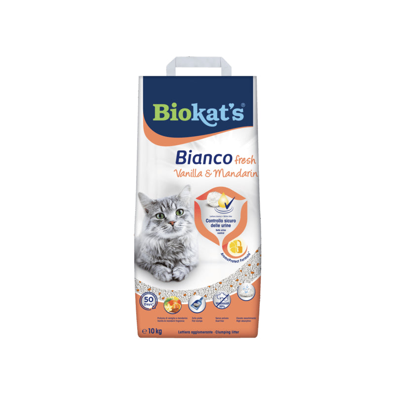 Cat Litter : Gimborn Biokats Fresh Vanillamandarin 10kg