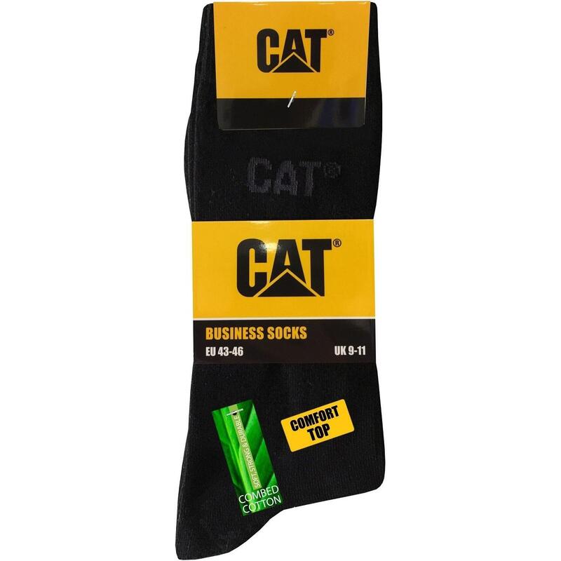 Cat MenS Socks Av227, Black, Size 4346, 5 Pairs