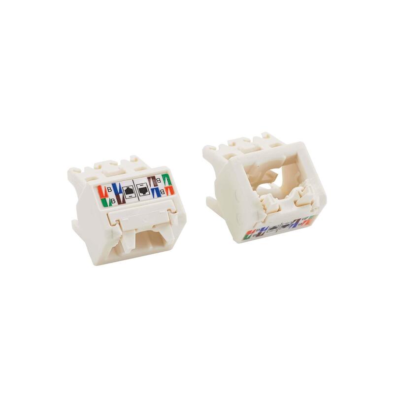 Cat6 Up/Down 45d Wirecap Iw Pk10