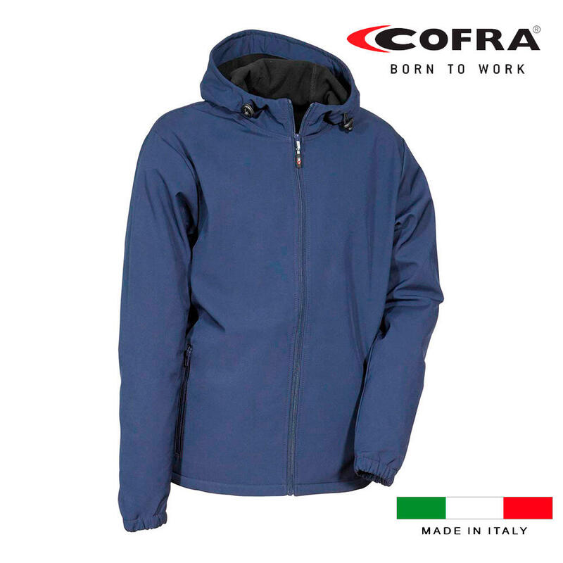 Cazadora Softshell Vannas Azul Marino Cofra Talla S
