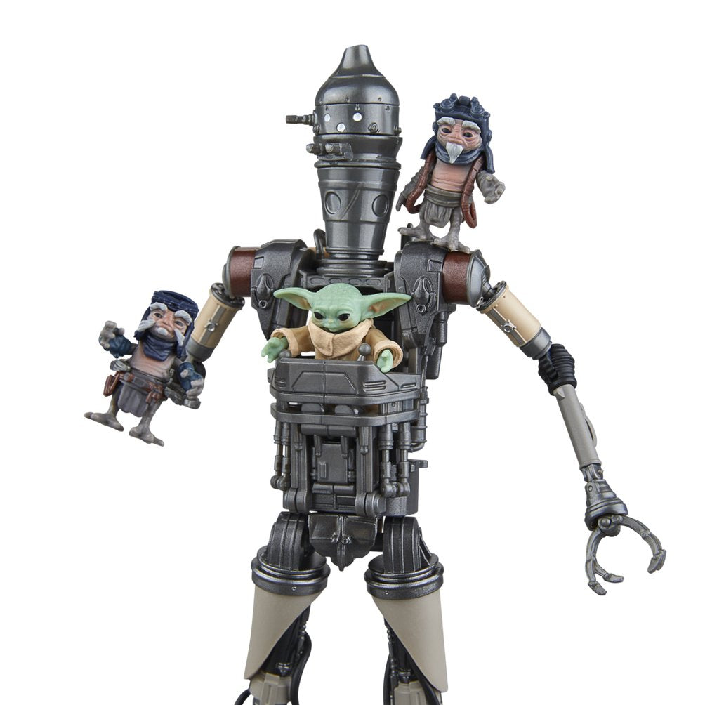 Figura Hasbro Star Wars: The Mandalorian The Black Series Ig 12 & Grogu