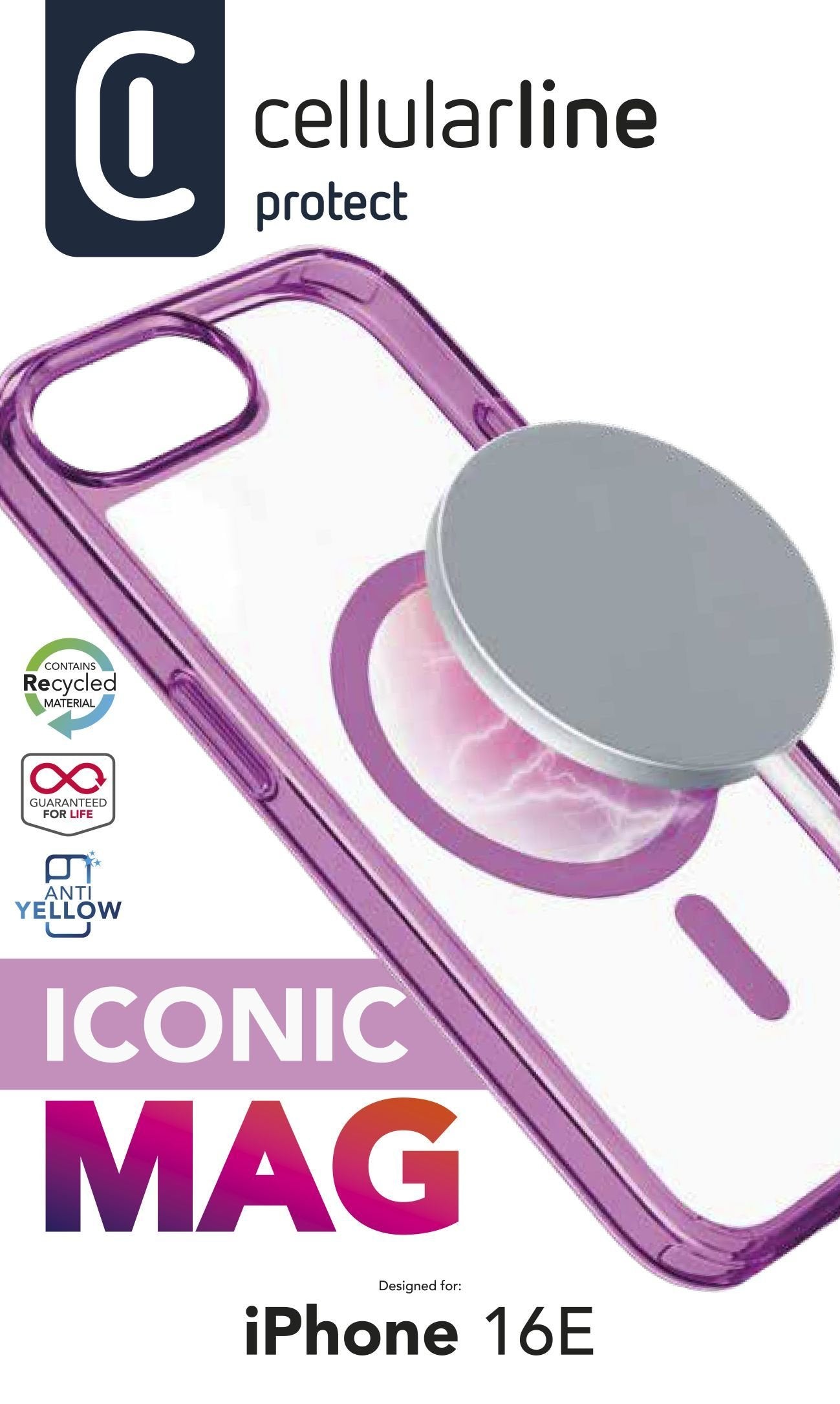 EAN 8018080492617 - Cellularline 8018080492617 funda para teléfono móvil 15,5 cm (6.1") Rosa imagen 1