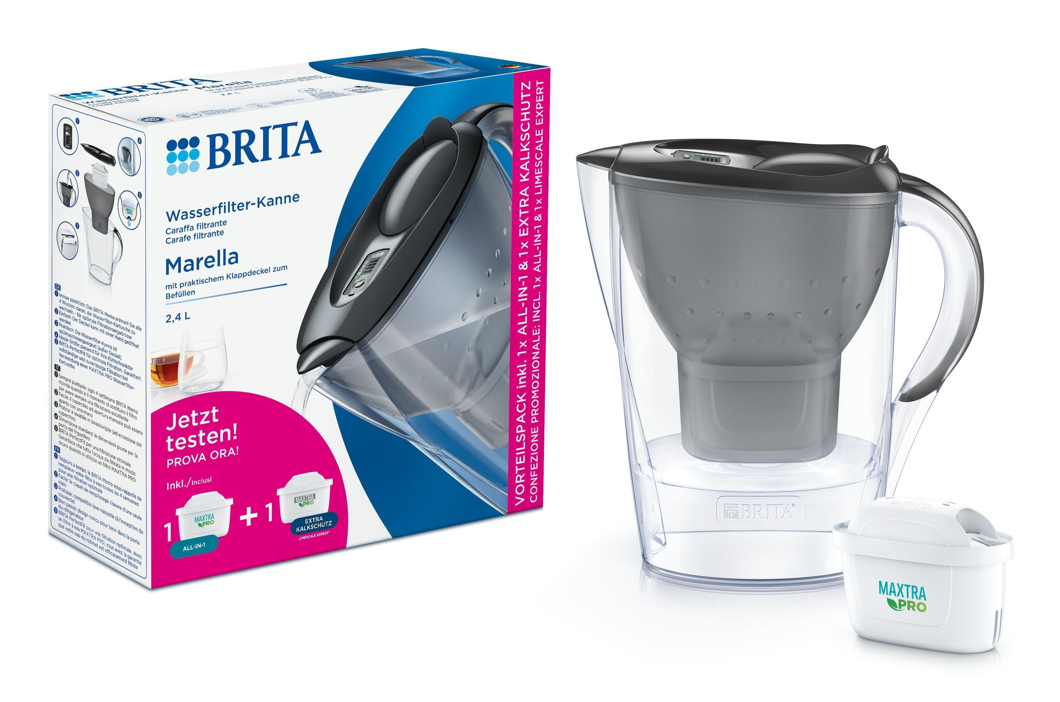 EAN 4006387140434 - Brita Marella Filtro potabilizador portátil 2,4 L Grafito, Transparente imagen 1