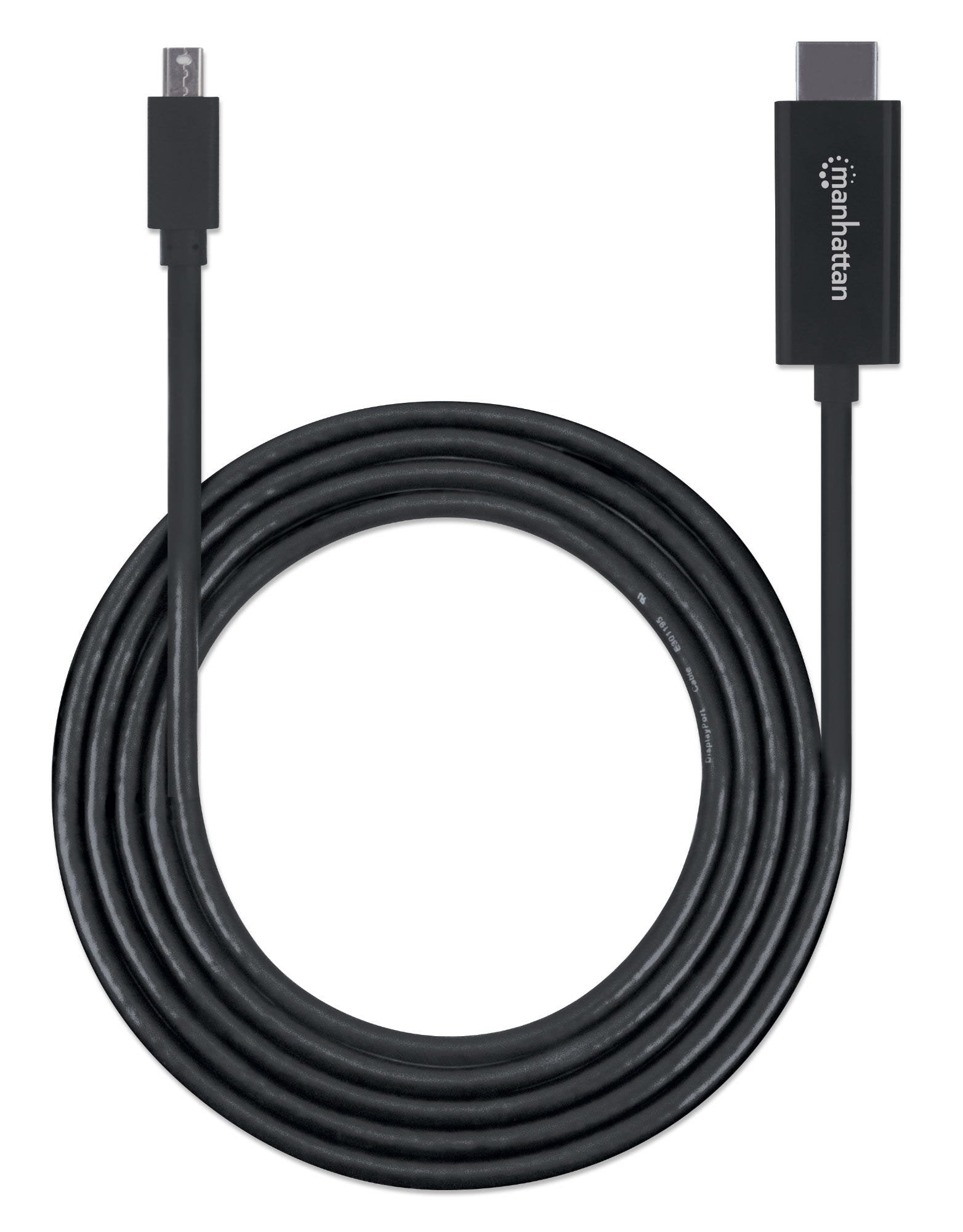 EAN 0766623153232 - Manhattan 153232 adaptador de cable de vídeo 1,8 m HDMI tipo A (Estándar) Negro imagen 4