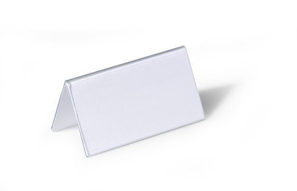 Etiquetas De Nombre De Mesa Durable 52x100mm 25 Piezas Transparentes
