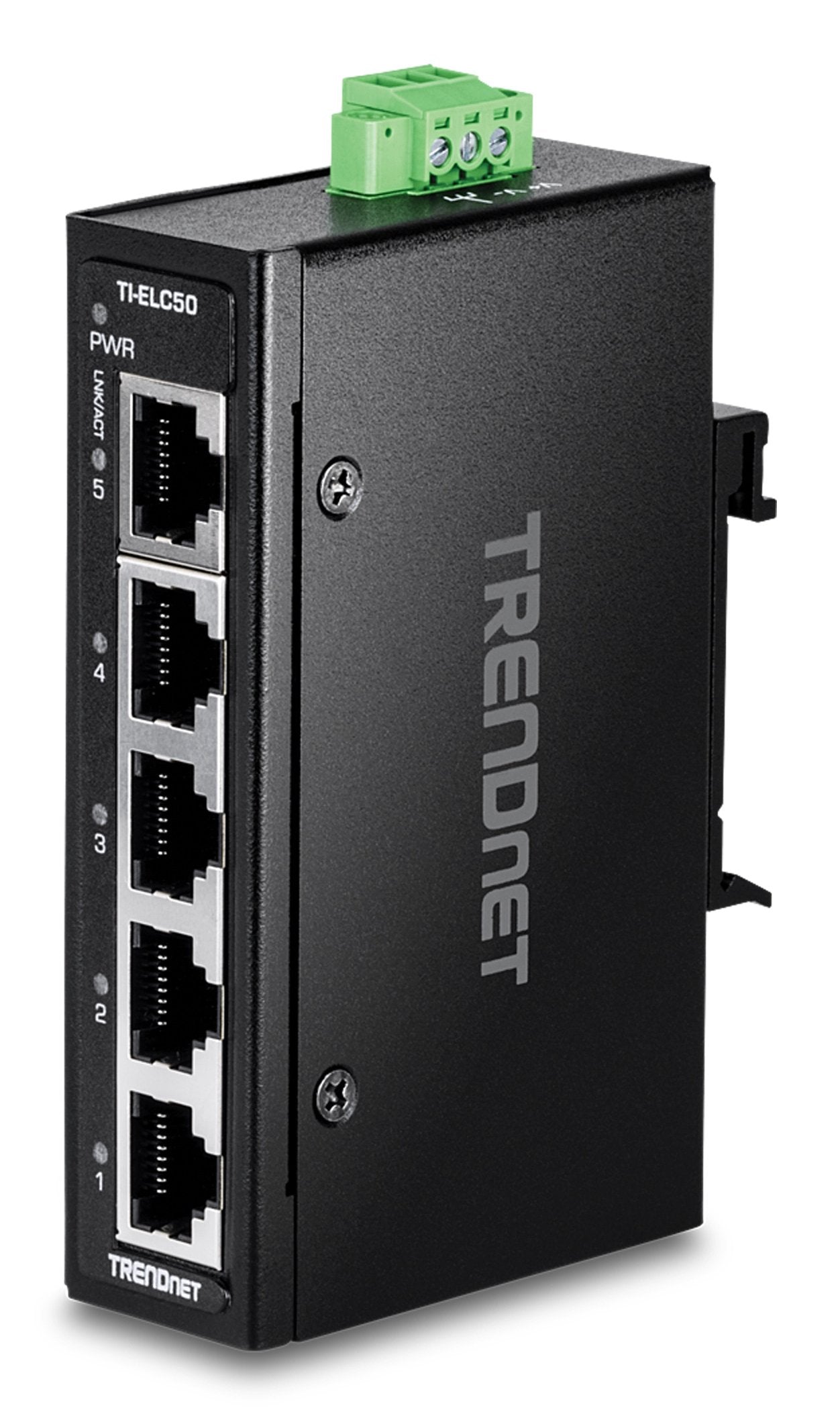 EAN 0710931162806 - Trendnet TI-ELC50 switch No administrado Fast Ethernet (10/100) Negro imagen 1