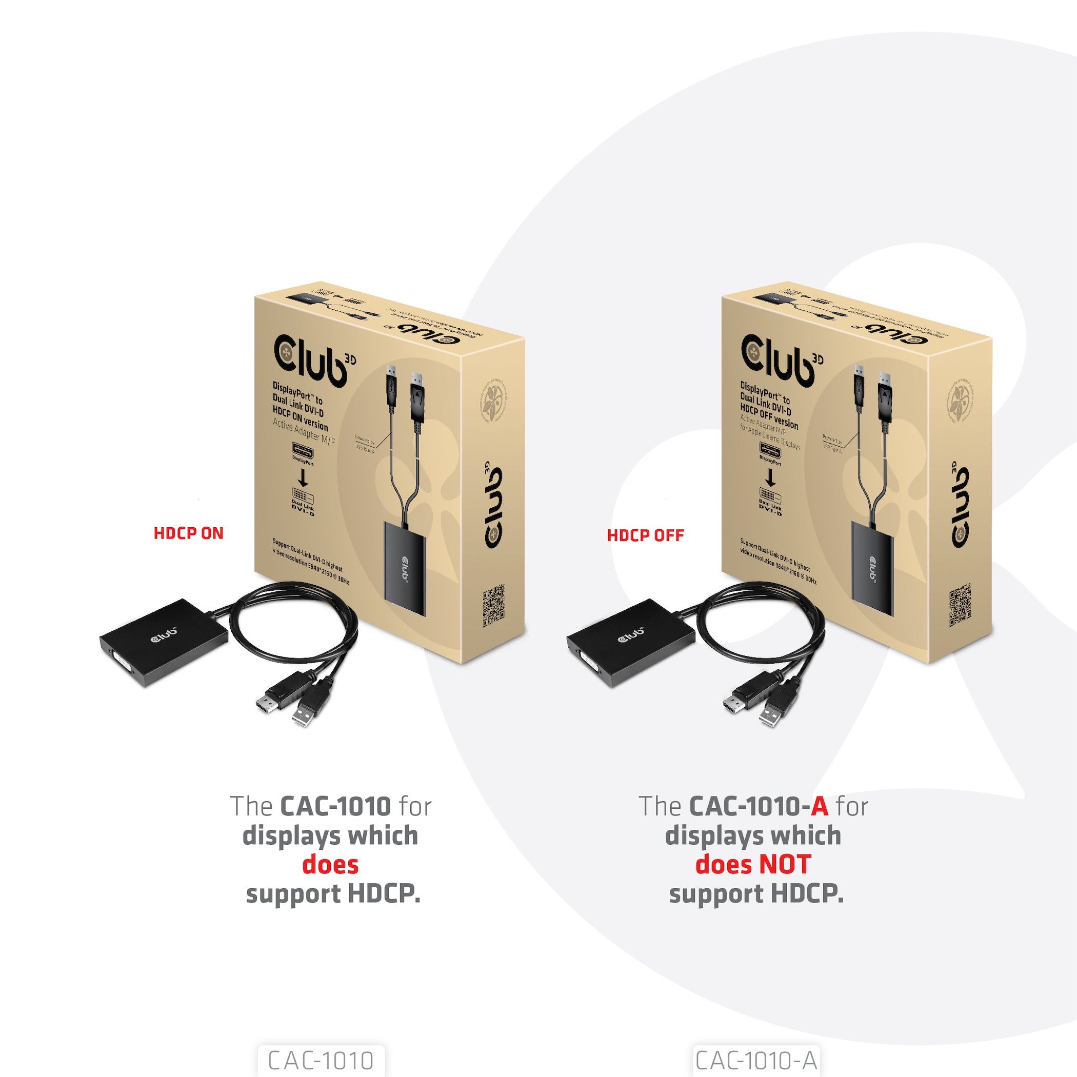 EAN 8719214471705 - CLUB3D CAC-1010-A adaptador de cable de vídeo 0,6 m DisplayPort DVI-D + USB imagen 6