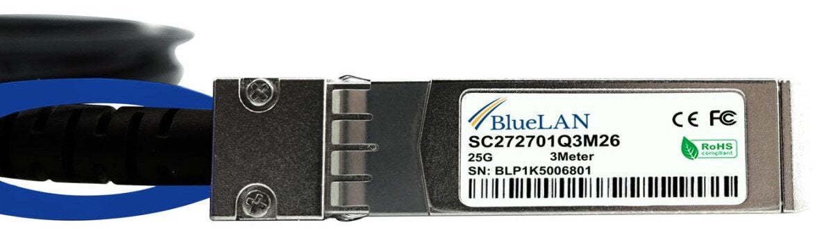 EAN 4063232643007 - BlueOptics SFP-H25G-CU1M-BL Cable de fibra óptica e InfiniBand 1 m SFP28 Negro imagen 3