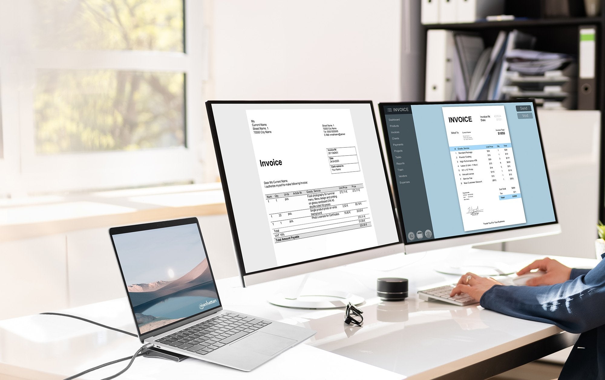 Manhattan Dockingmation 12-In-1 4k 1xhdmi 2xdp 3xusb-A