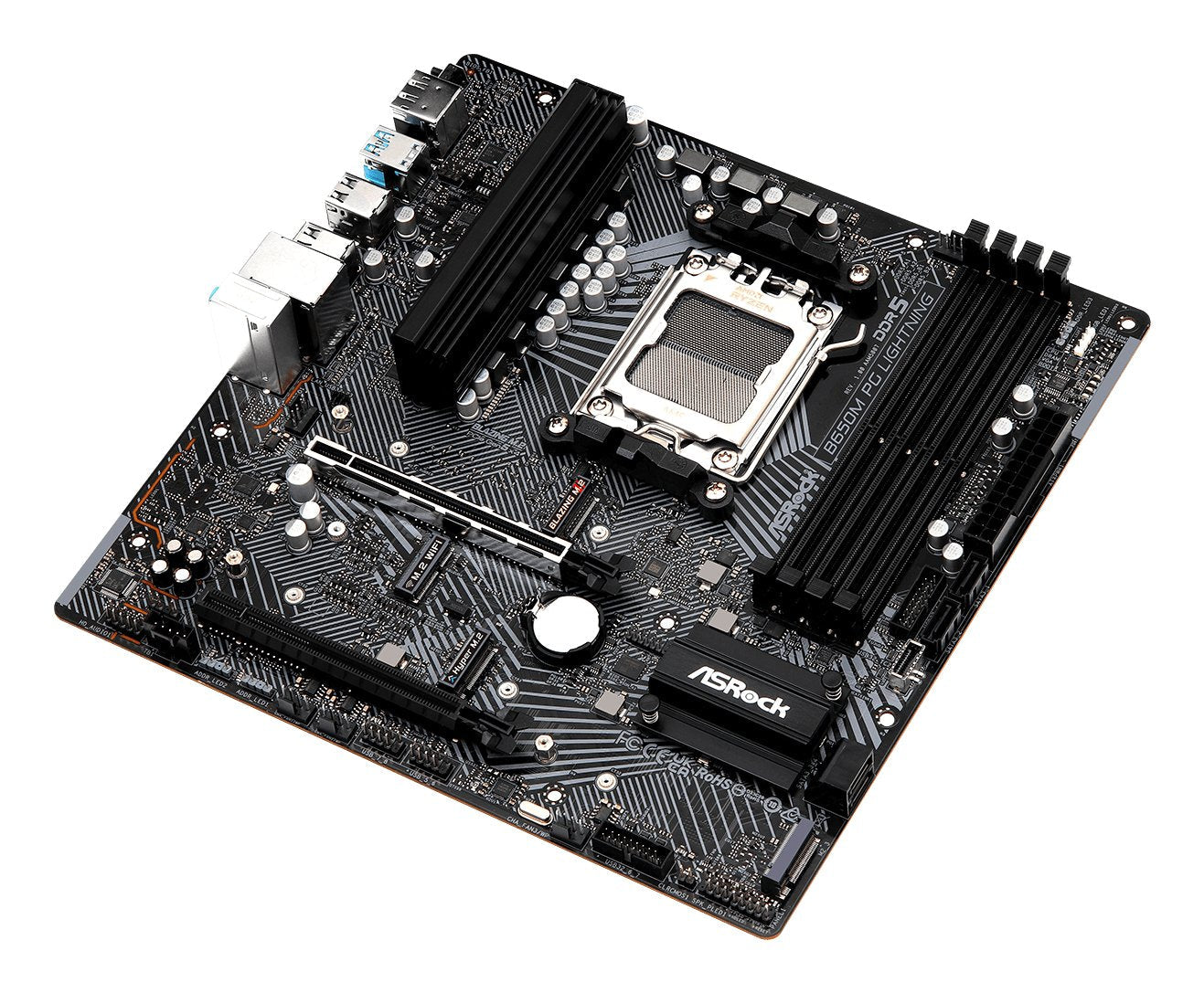 EAN 4710483943829 - Asrock B650M PG Lightning AMD B650 Zócalo AM5 micro ATX imagen 4