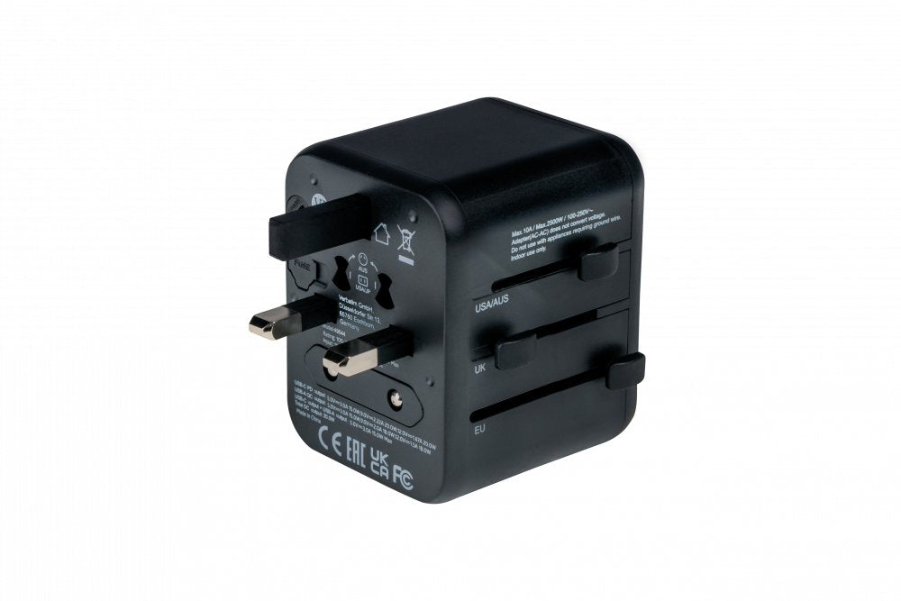 EAN 0023942495444 - Verbatim 49544 adaptador de enchufe eléctrico Universal Negro imagen 10