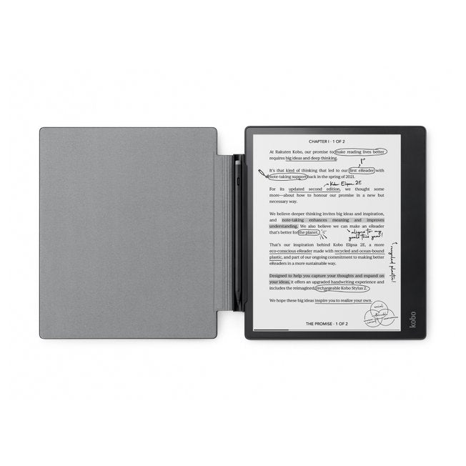 Kobo Sleepfunda Elipsa 2e Negro Negro (N605-Ac-Bk-E-Pu) (N605acbkepu)