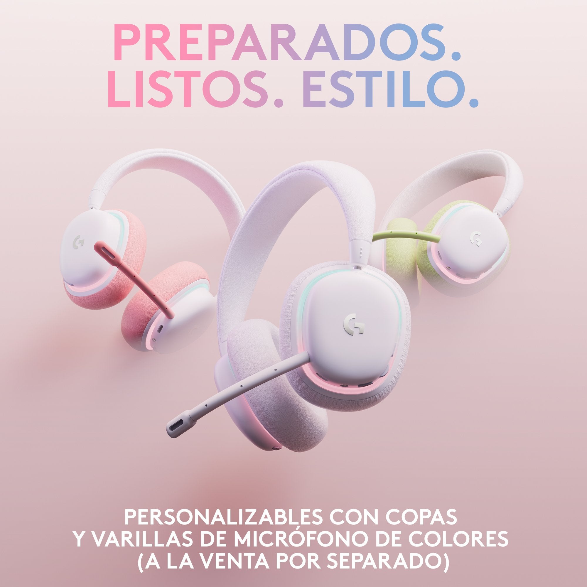 Logitech G G735 Auriculares Inalámbrico Y Alámbrico Diadema Juego Bluetooth Blanco