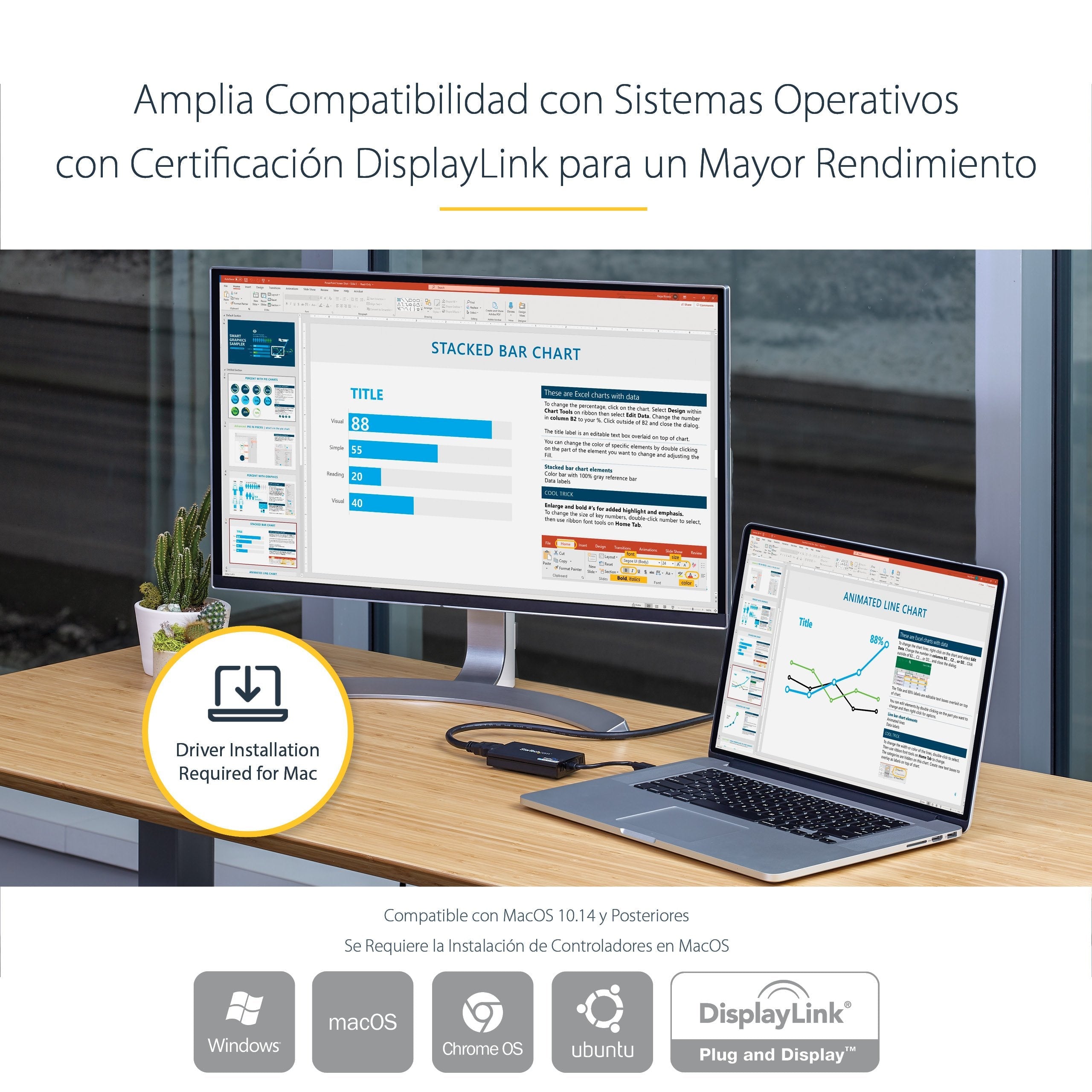 EAN 0065030859271 - StarTech.com USB32HD4K Adaptador gráfico USB 3840 x 2160 Pixeles Negro imagen 7