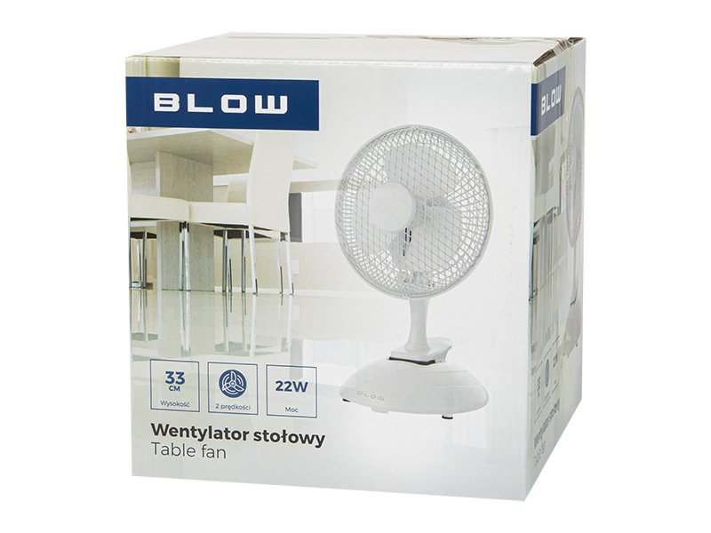 Ventilador De Escritorio 6"/15cm 2en1 Clip 22w