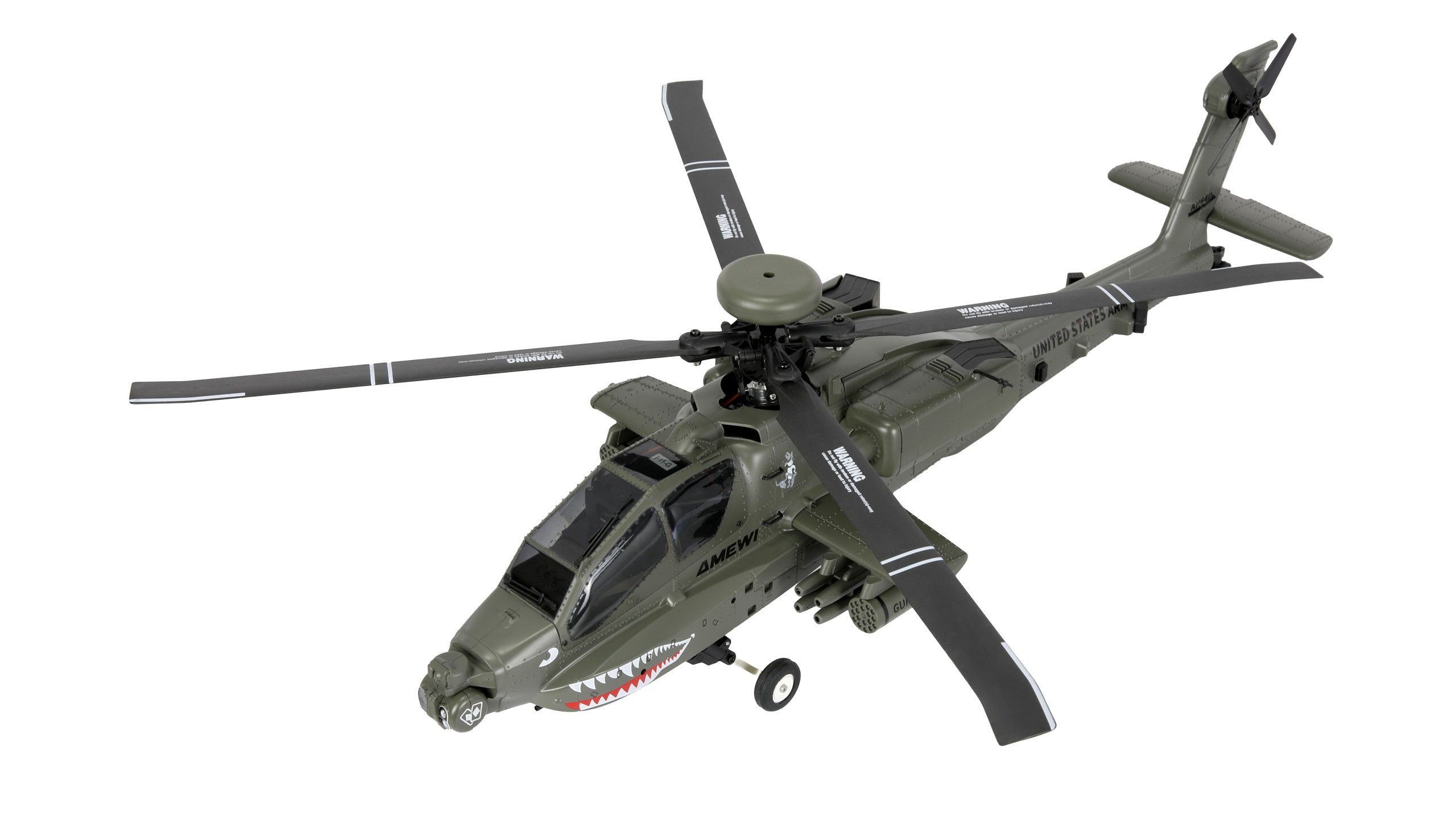 Amewi Apache Ah-64d Cp Helikopter 6g 3d Rtf Verde 16+