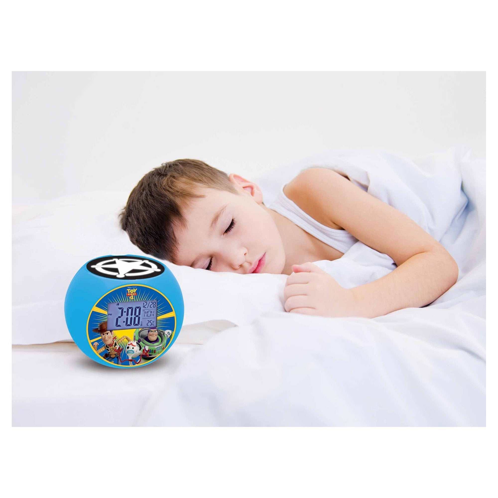 Reloj Despertador Proyector Radio Toy Story Disney Pixar