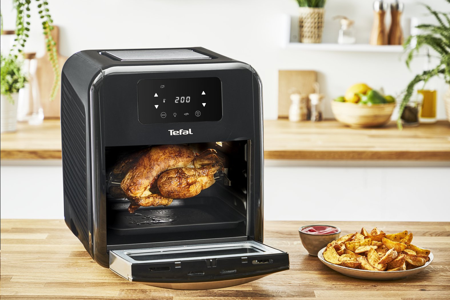 EAN 3045380019645 - Tefal Easy Fry FW5018 Sencillo 11 L Independiente 2000 W Freidora de aire caliente Negro imagen 7