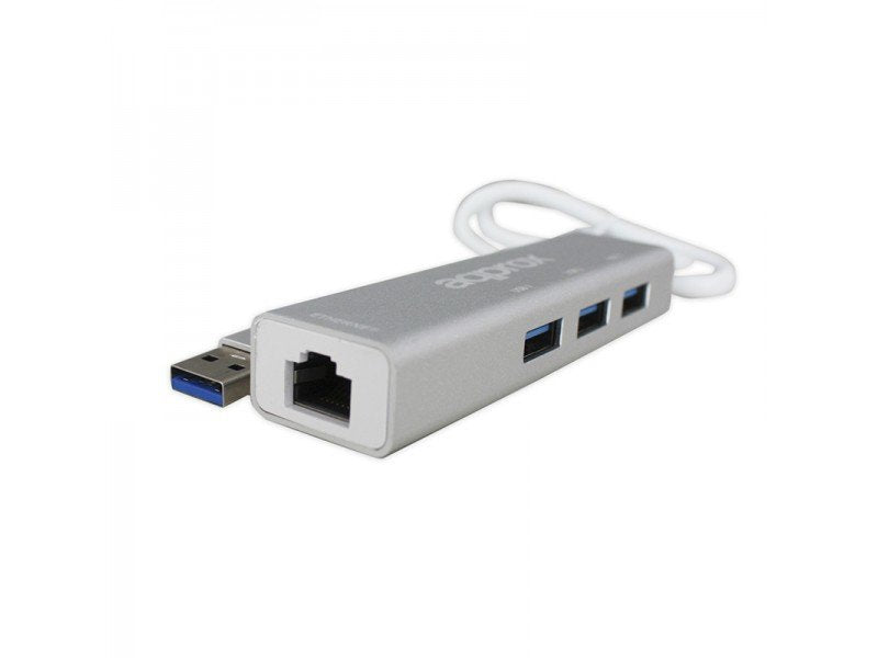 Approx Adaptador Usb 3.0 Gigabit + Hub Appc07ghub
