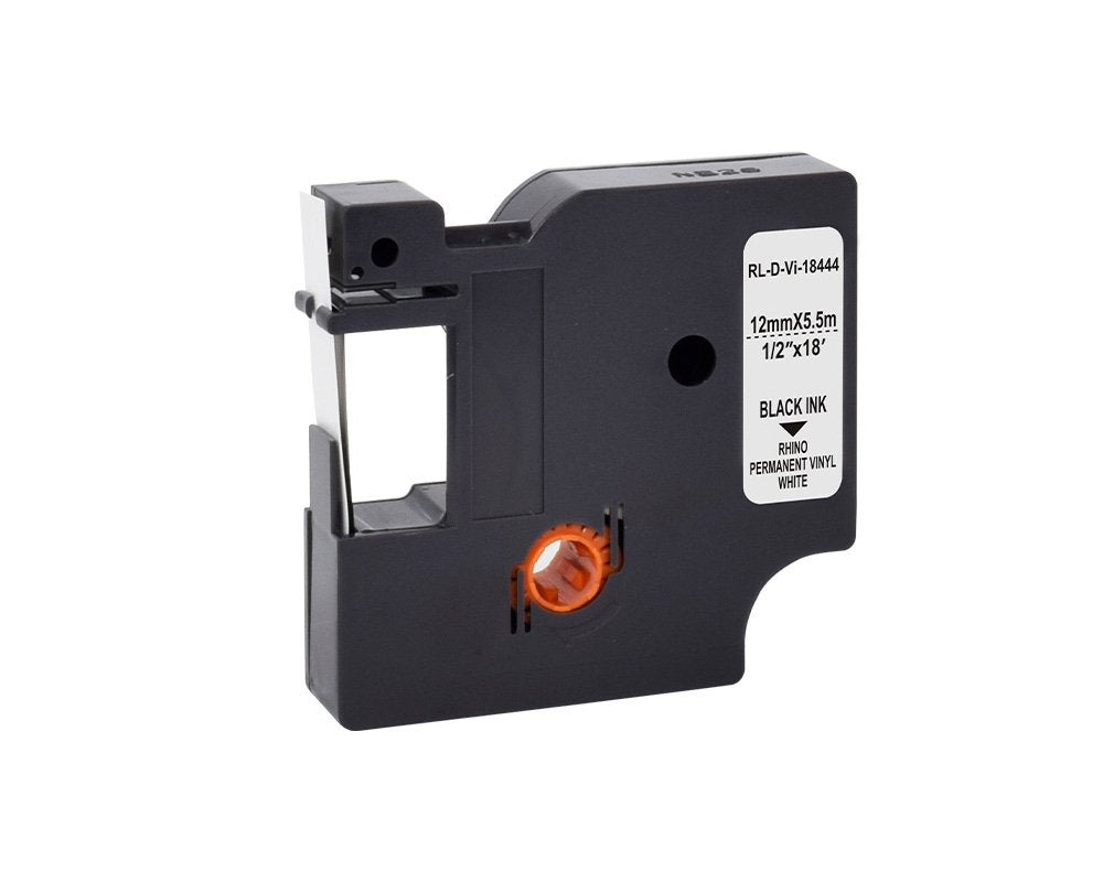 G&G Vinyl Cinta Para Etiquetadora Compatible Con Dymo Rhino 18444