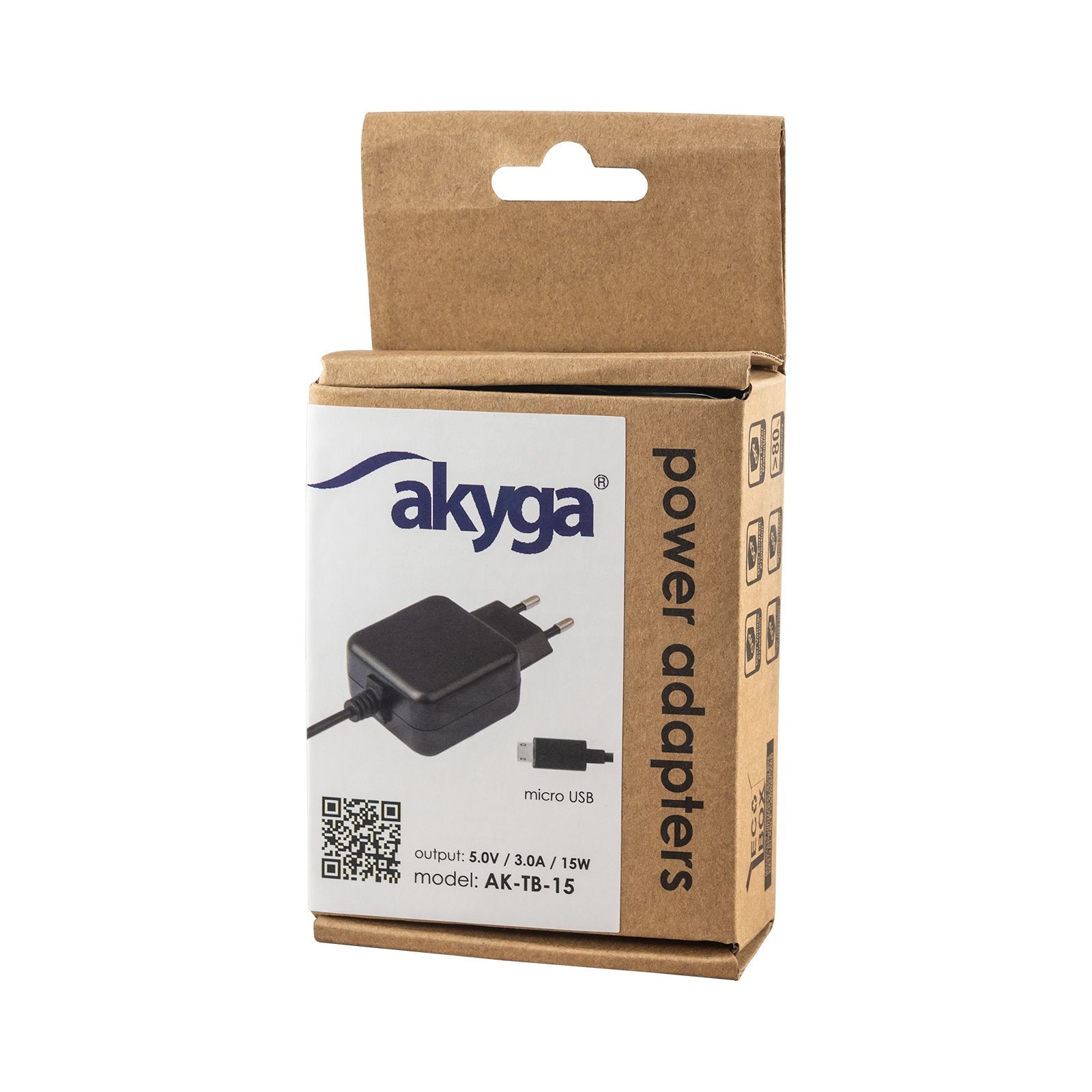 Akyga Ak-Tb-15 Universal Tablet Adapter Ak-Tb-15 5.0v 3.0a 15w Micro Usb B 1.0m