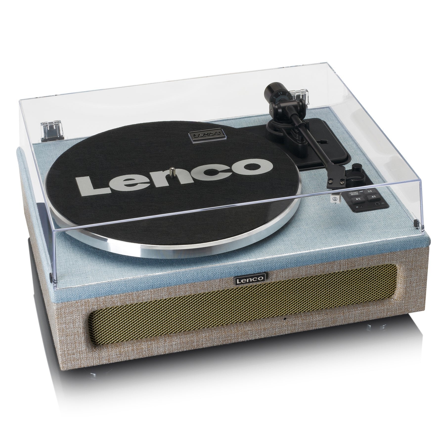 Tocadiscos Lenco Ls-440 De Tracción Por Correa Azul, Gris Pardo Automático