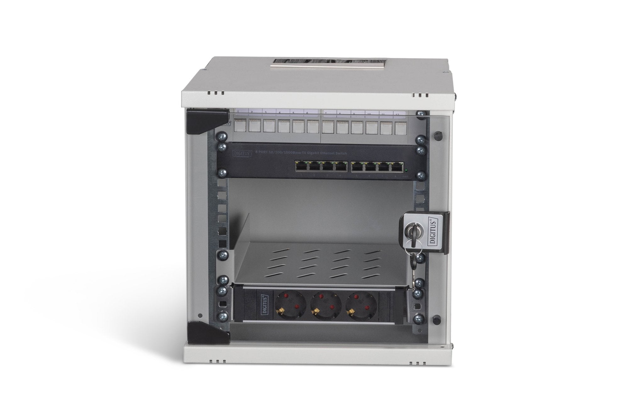 EAN 4016032499404 - Digitus DN-49100-SET armario rack Bastidor de pared Gris imagen 3