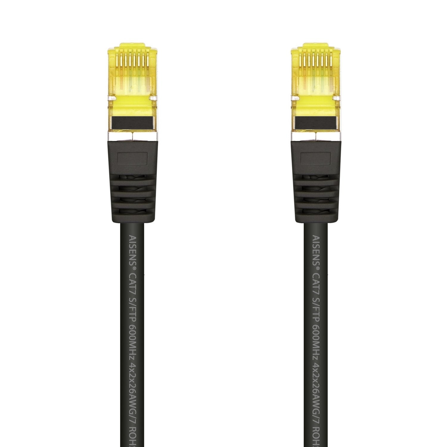 Aisens Cable De Red Rj45 Lszh Cat.7 600 Mhz S/Ftp Pimf Awg26 - 2m - Negro