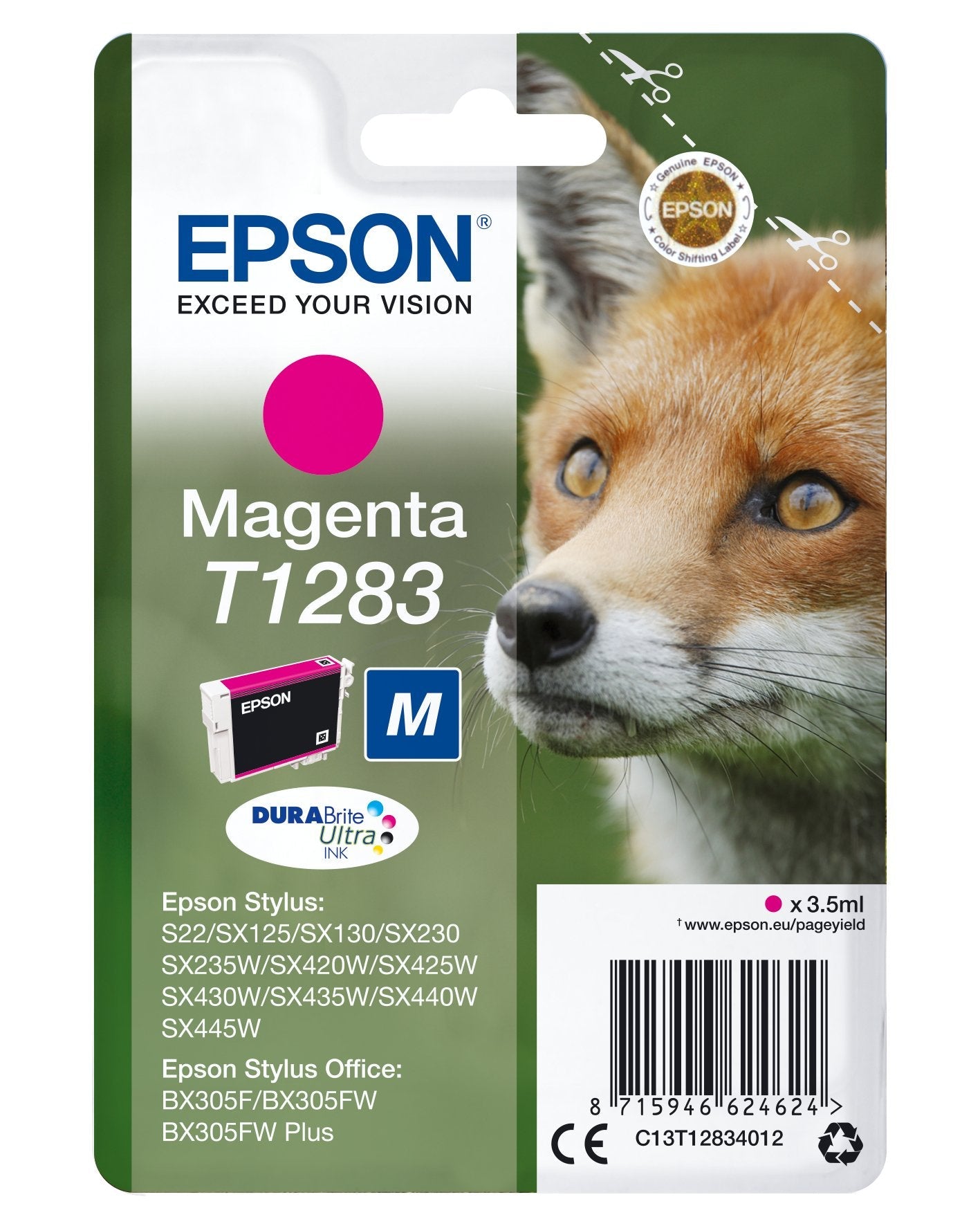 Tinta Original Epson T1283 Tamaño M Magenta