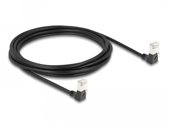 Delock Cable De Red Rj45 Cat.6a S/Ftp Slim 90° Unten / Unten Angular 3 M