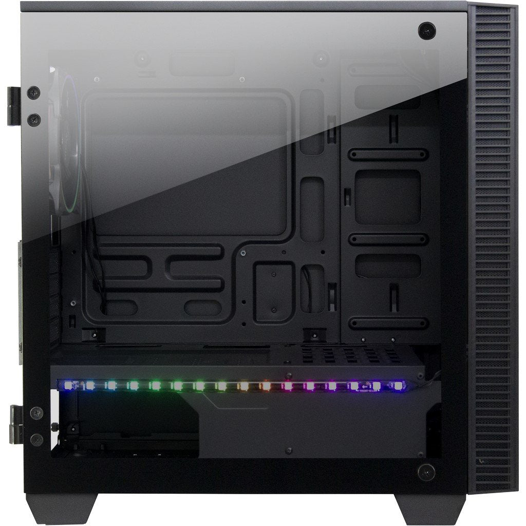 Caja Pc Inter-Tech X-608 Infinity Micro Tower Ventilador 1x120mm Rgb