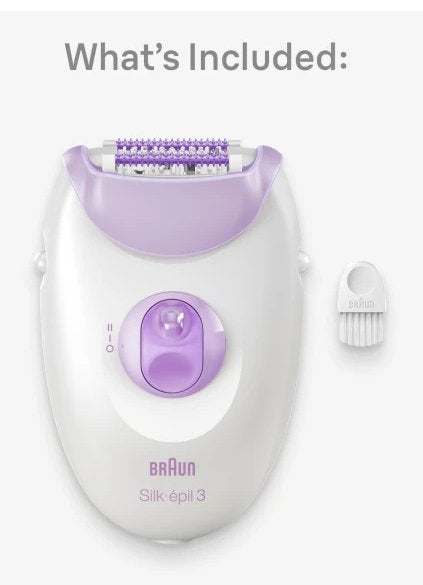 Braun 7500435224970, Depiladora Blanco/Lila