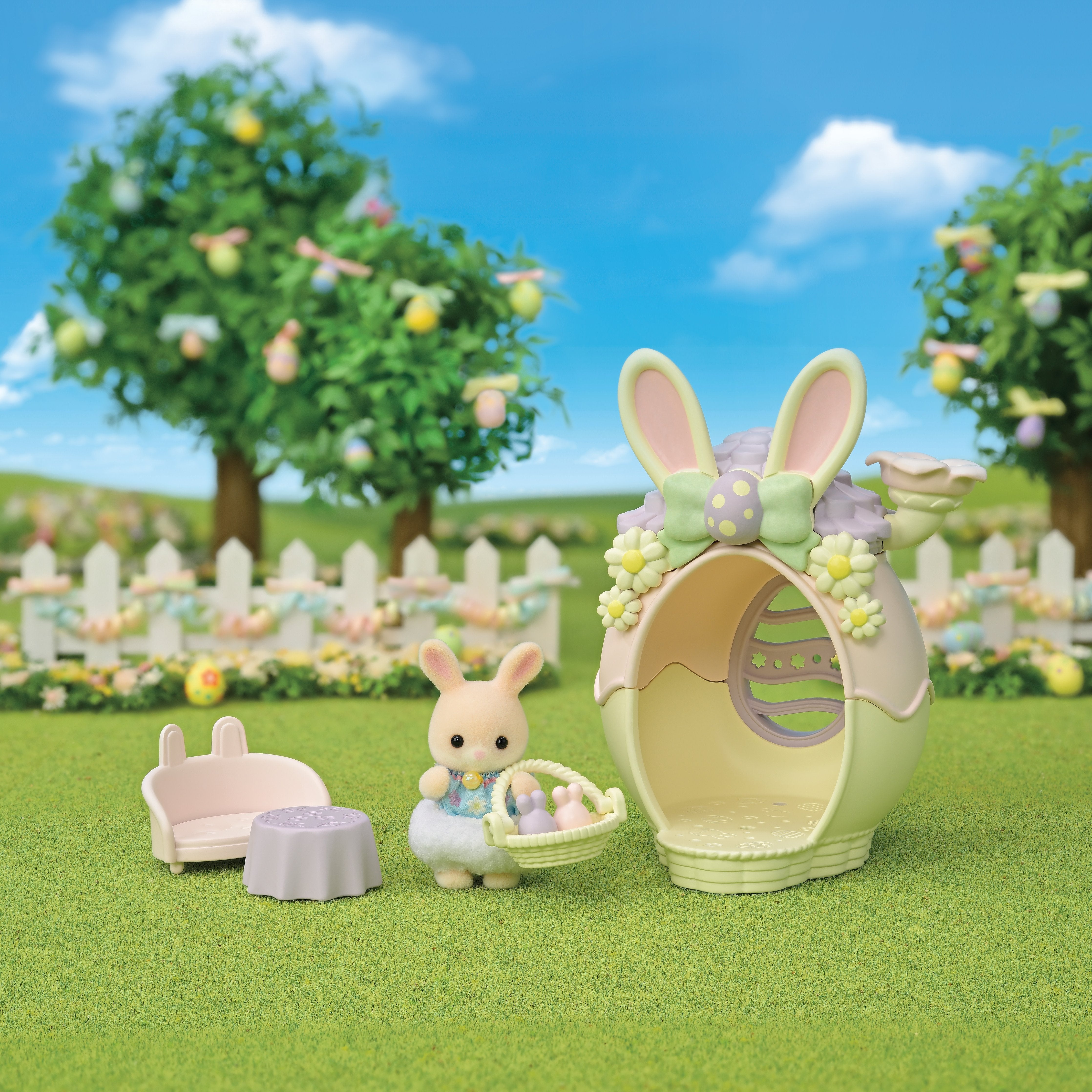 Epoch Sylvanian Families - Babyhasen Osterspass Juego 5802