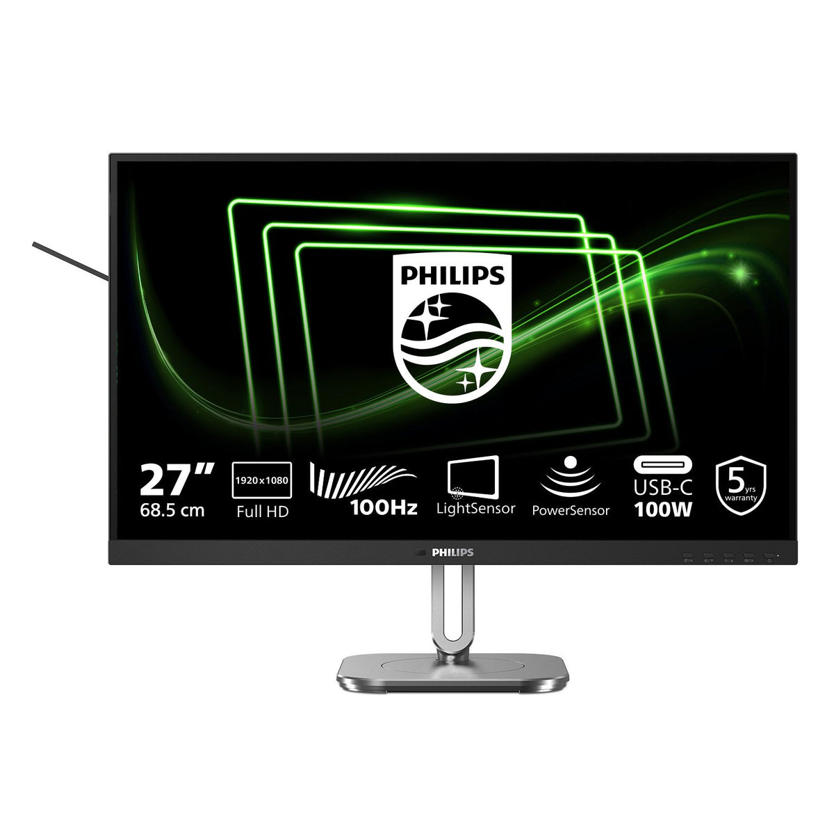 EAN 8721038001761 - Philips 5000 series 27B2G5200/00 pantalla para PC 68,6 cm (27") 1920 x 1080 Pixeles Full HD LCD Antracita imagen 2