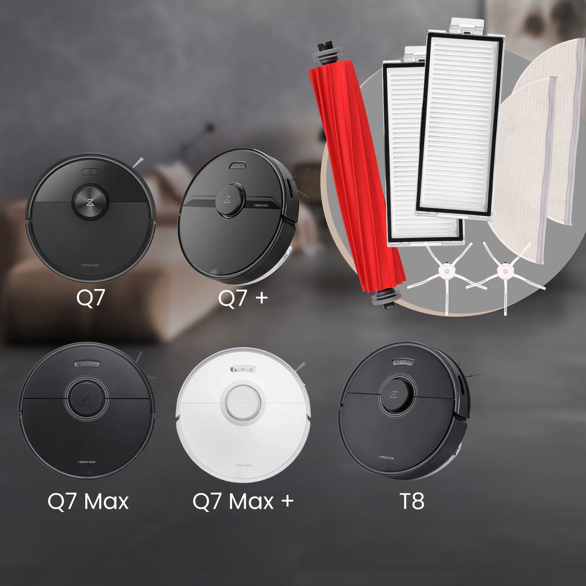 Zestaw Czesci Roborock Q7 Max Q7 Max+ T8