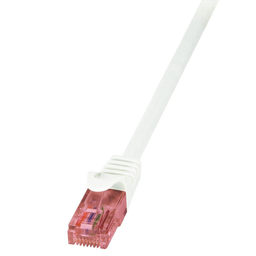 Logilink Latiguillo 1m Rj45 Cat 6 Utp Lszh Blanco Cq2031u