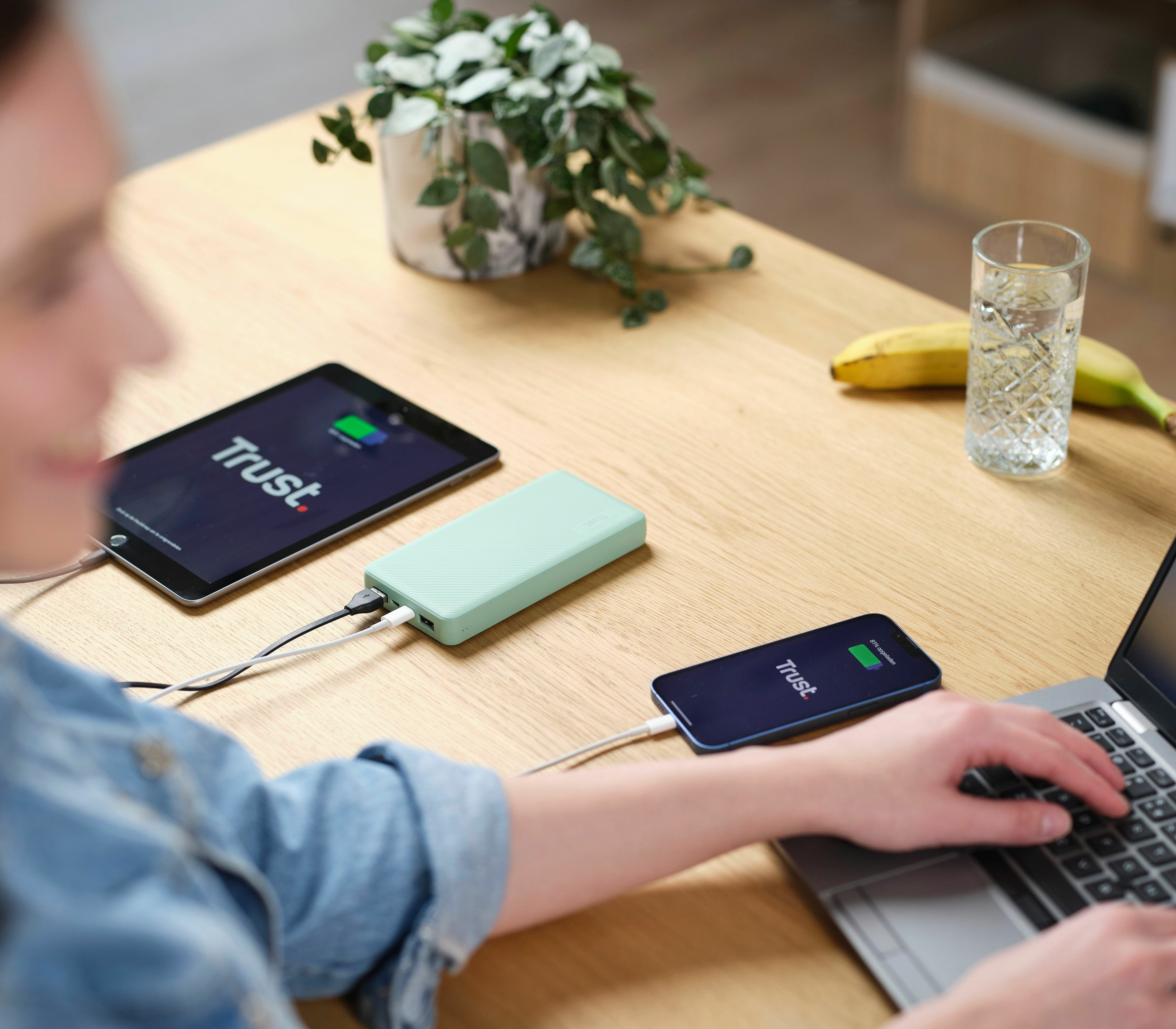 Powerbank 20000mah Trust Primo Azul