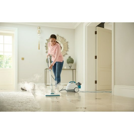 Limpiador Black & Decker Bhsmp2314-Qs A Vapor De Cilindro 1,2 L 2300 W Azul, Blanco