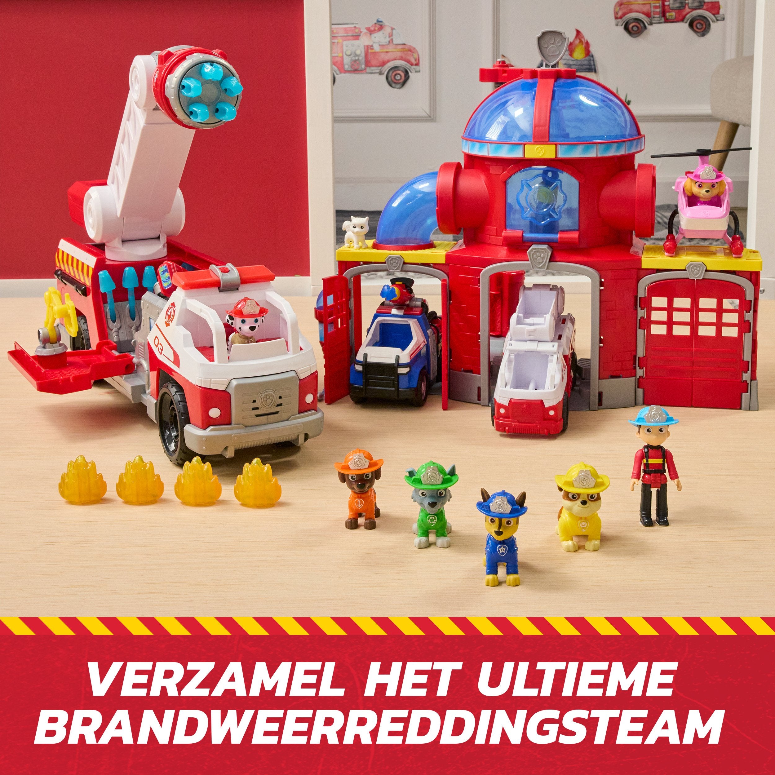 EAN 0681147106550 - PAW Patrol PAW VHC Fire Rescue Dlx Fire Truck GML imagen 6