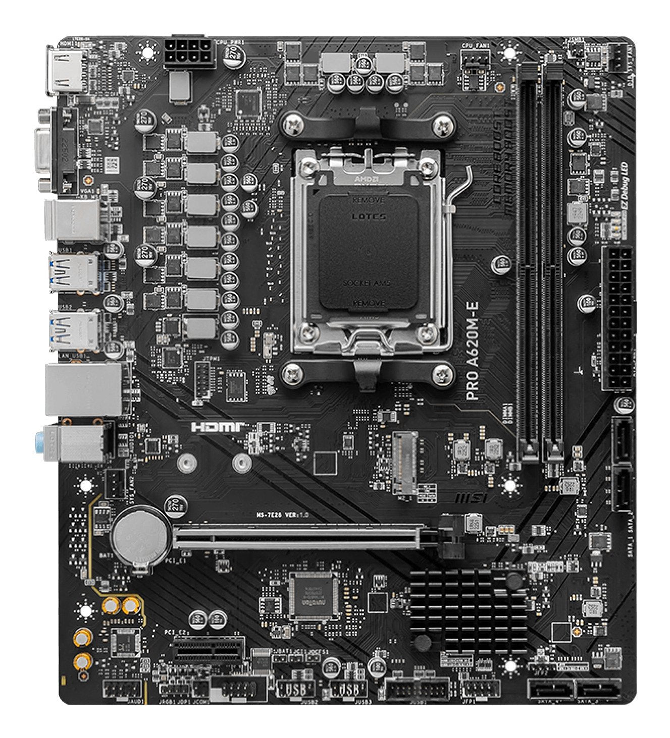 Placa Base Msi A620m-E A620,Am5,Matx,Amd