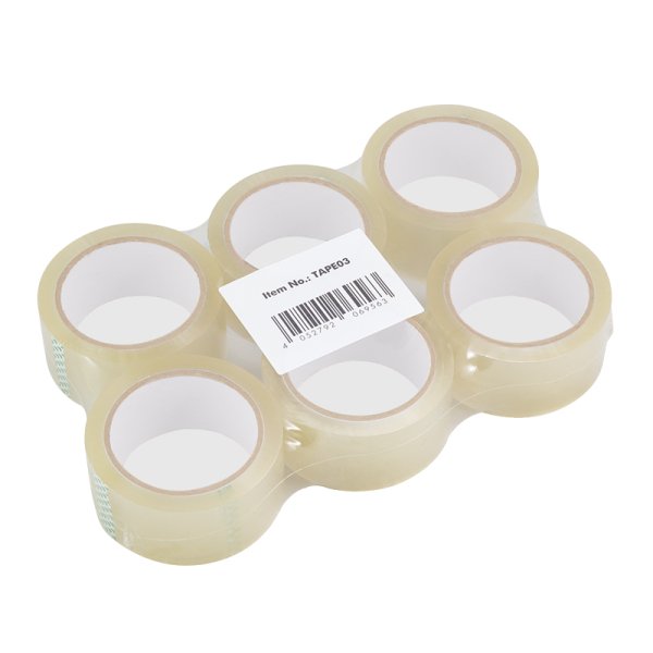 Logilink Tape03, Transparente, 66 M, 48 Mm, 150 G