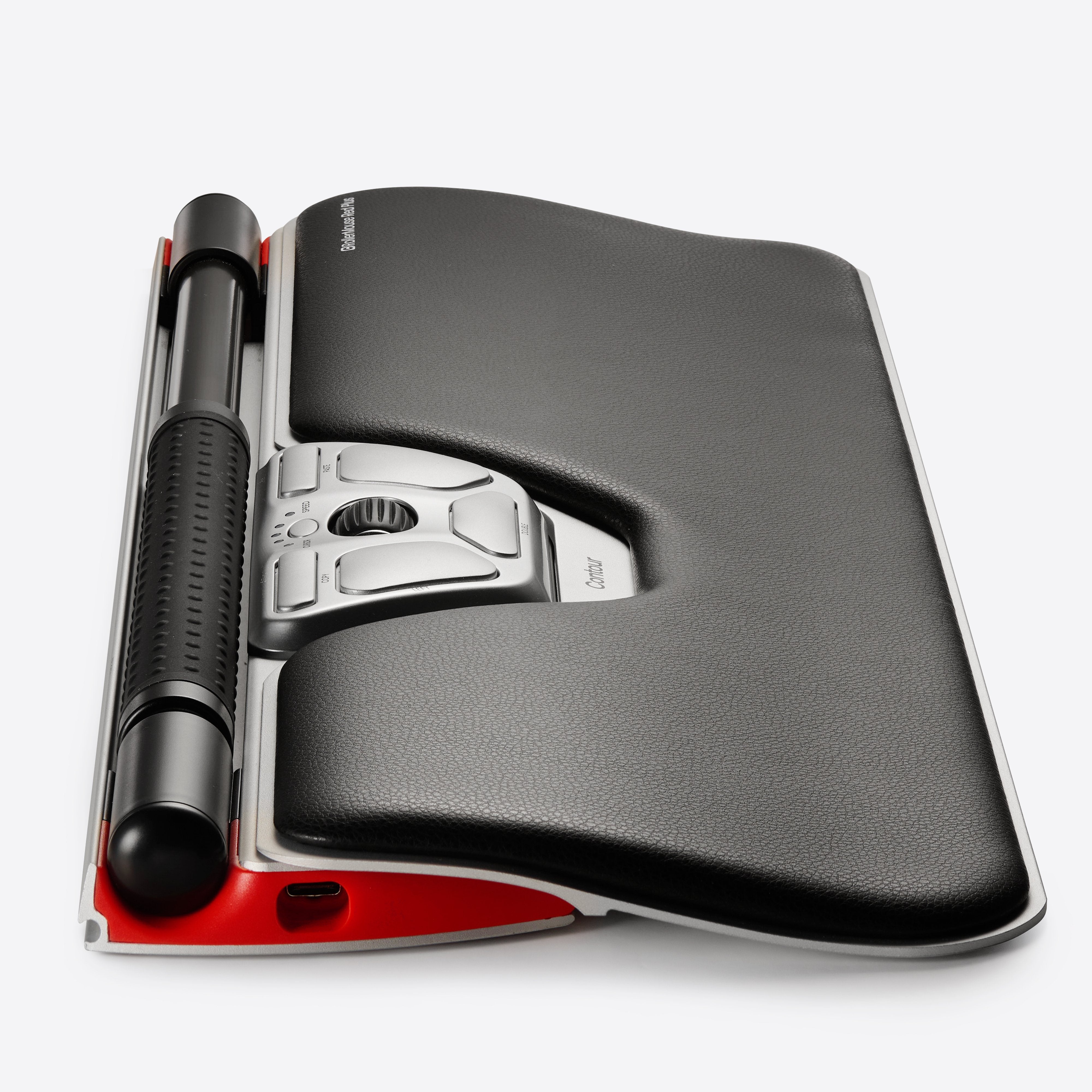 EAN 0743870003923 - Contour Design RollerMouse Red Plus ratón Oficina Bluetooth + USB Type-C 2800 DPI imagen 4