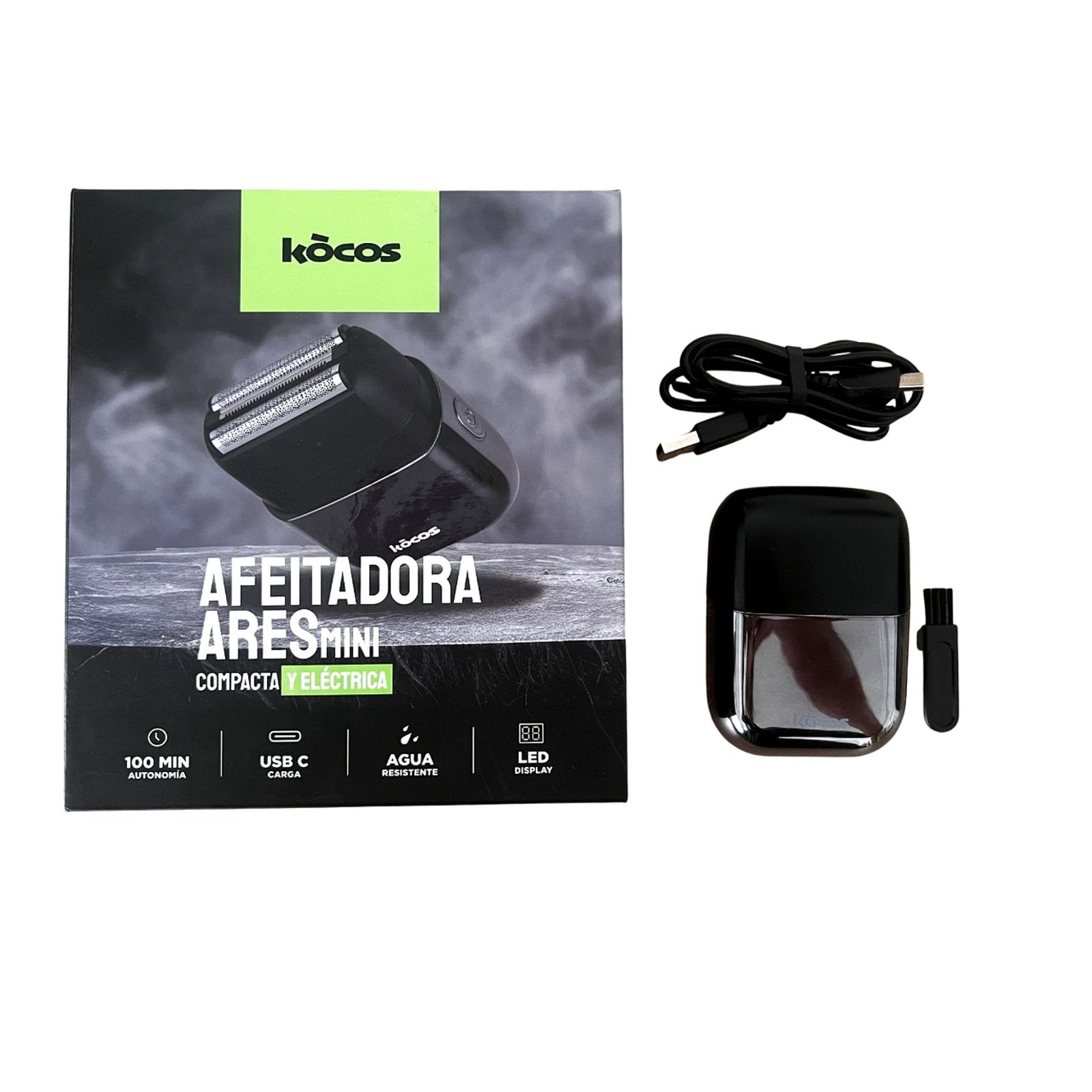 EAN 8437028106001 - Kocos ARES MINI SHAVER Máquina de afeitar de láminas Recortadora Negro, Gris imagen 10