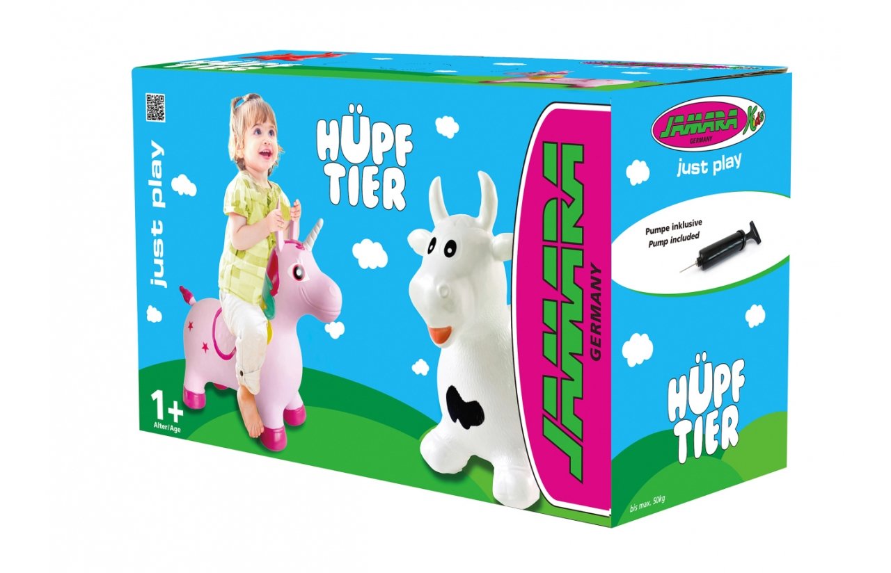 Jamara Hüpftier Drache Verde Con Pumpe