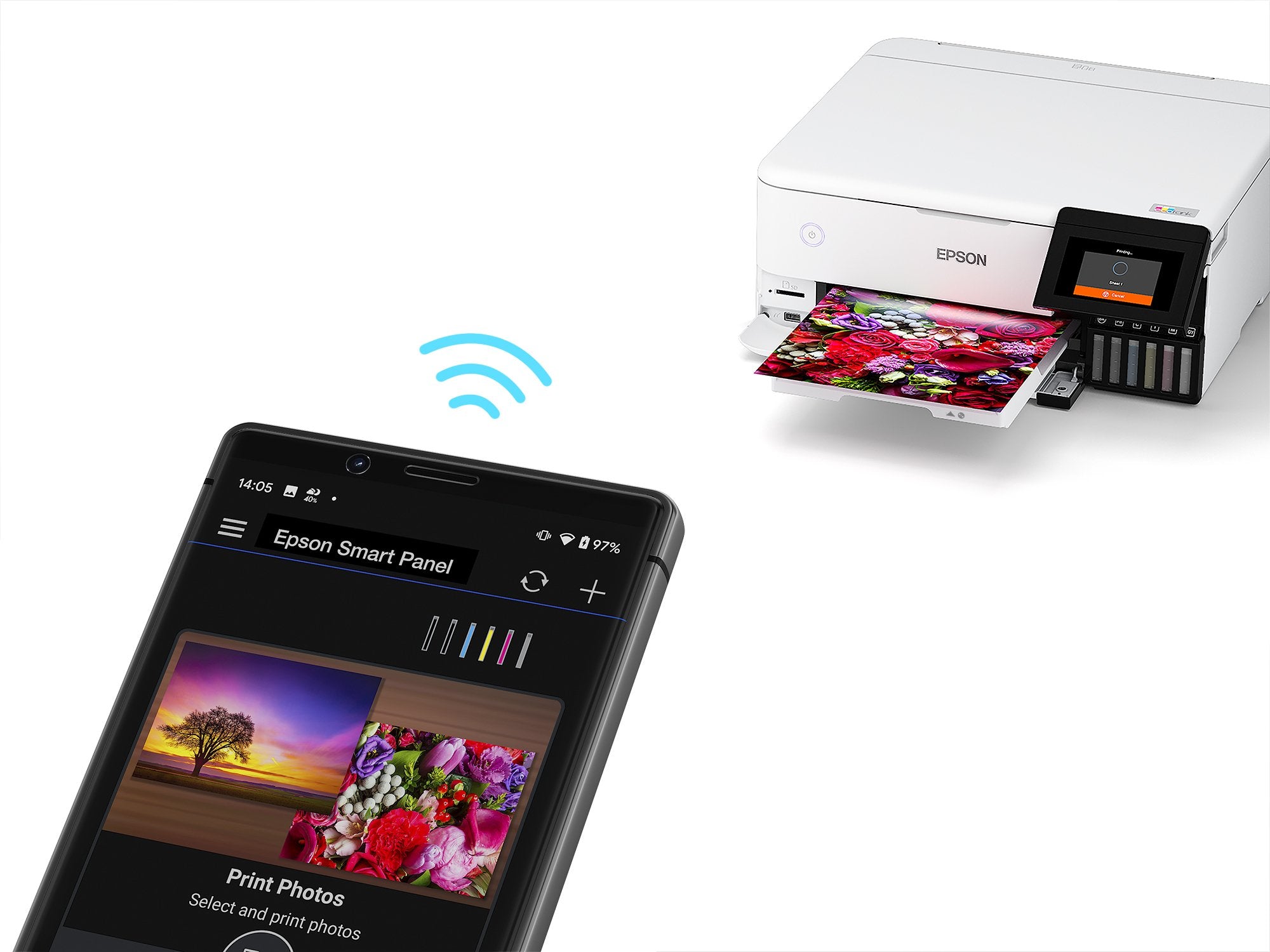 EAN 8715946676340 - Epson EcoTank L8160 Inyección de tinta A4 5760 x 1440 DPI 32 ppm Wifi imagen 6