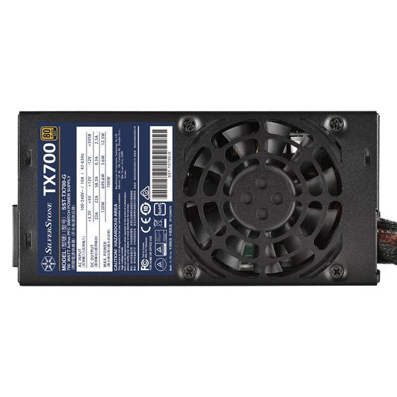 Fuente De Alimentación Silverstone Sst-Tx700-G - 80 Plus Gold 700w Tfx Power Supply